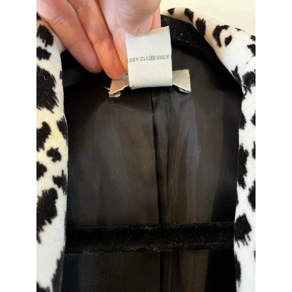 Neiman Marcus Exclusive Womens Animal Print Blazer Size Medium Jacket Mob Wife - Picture 6 of 6